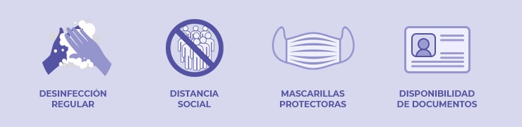 Normas de seguridad para el coronavirus