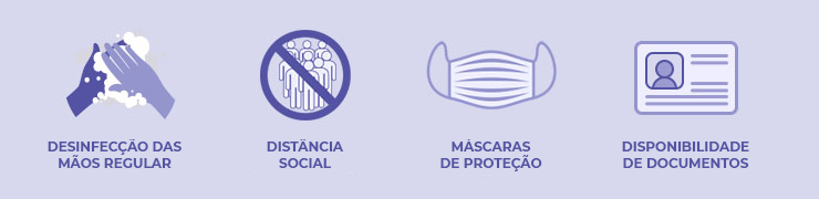 Regras de segurança do coronavírus