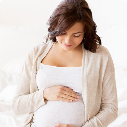 Mère porteuse enceinte